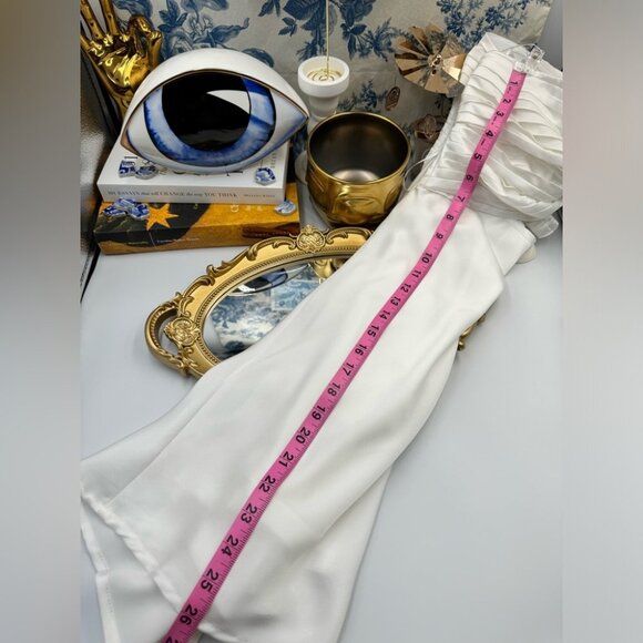 🆕 PRINCESS POLLY 🧿 NWOT Shellie Mini Dress, White - Size US 8 - Picture 15 of 16